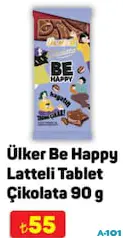 ÜLKER BE HAPPY LATTELİ TABLET ÇİKOLATA 90 G